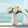 thumbnail image 4 of 1PCS Realistic Flower Bouquet - Lifesize Floral Arrangements with Long Stems - Artificial Peonies & Hydrangeas for Wedding, Living Room & Table Decor, 4 of 4