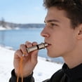 thumbnail image 4 of High Decibel Survival Whistle with Lanyard for Emergency Situations Outdoor Camping Hiking Mountaineering and Boat Safety Gear Loud Sound for Rescue and Sporting Events Silver Stainless Steel, 4 of 6