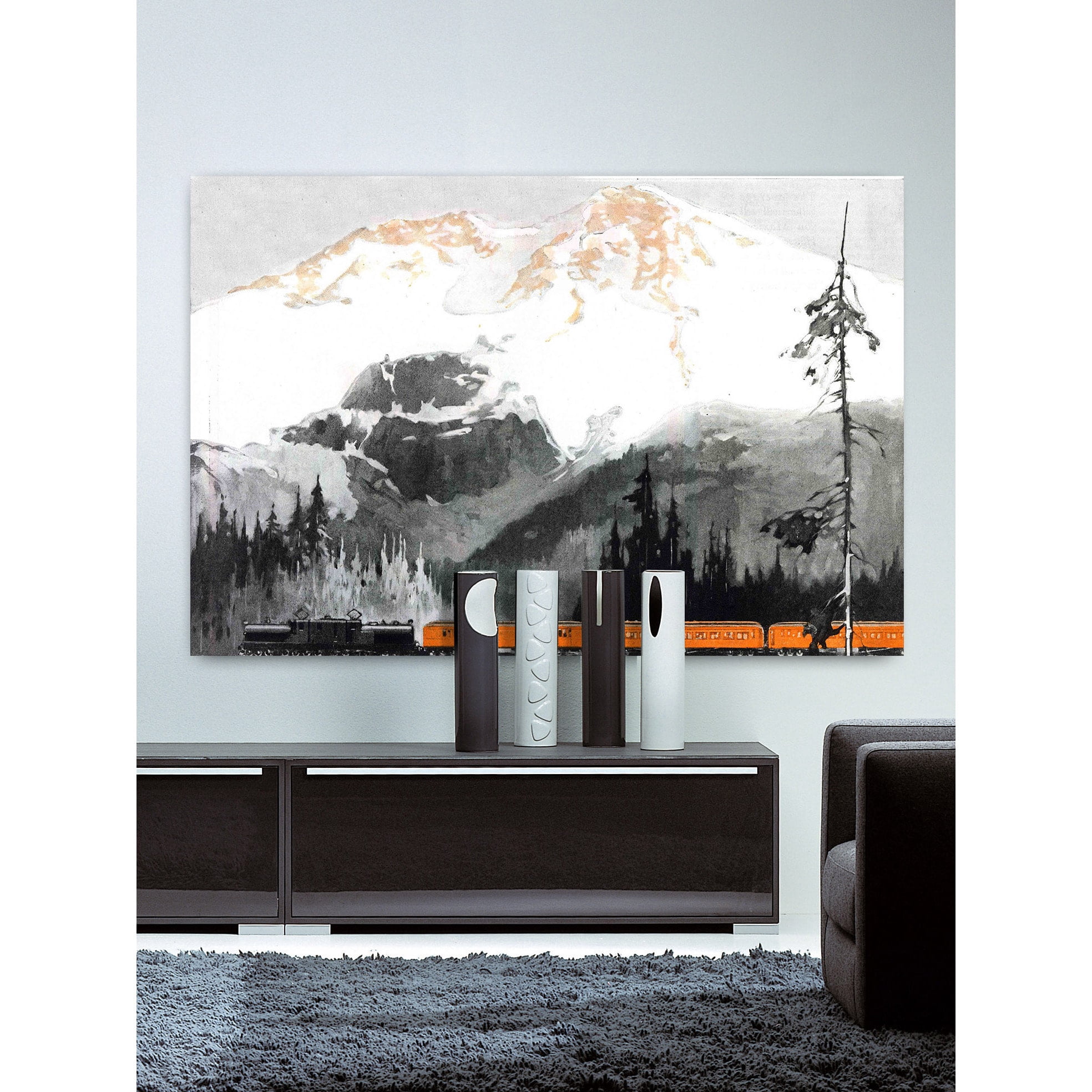 "Out West" Painting Print on Wrapped Canvas