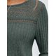 thumbnail image 4 of Camisa de Larga con Encaje para Mujer, Top de Otoño, Moda Elegante, Informal, Tipo Túnica, Suéter, Ropa de . Verde S, 4 of 8