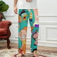 thumbnail image 3 of Phineas And Ferb Pajamas Pants 3D Printing Wide Leg PJ Pant Loungewear Casual Comfy Sleepwear Lounge Pants for Men Women5XL, 3 of 9
