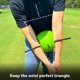 thumbnail image 5 of Naiovety Green mejora las habilidades de juego Entrenador de swing de golf para principiantes o jugadores experimentados que proporcionan Golf, 5 of 6