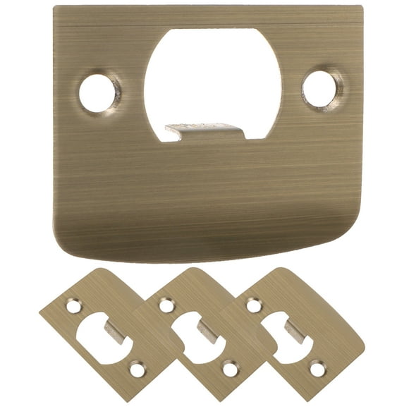 4 pcs Door Strike Plate Universal Door Strike Plate Stainless Steel Door Strike Plate