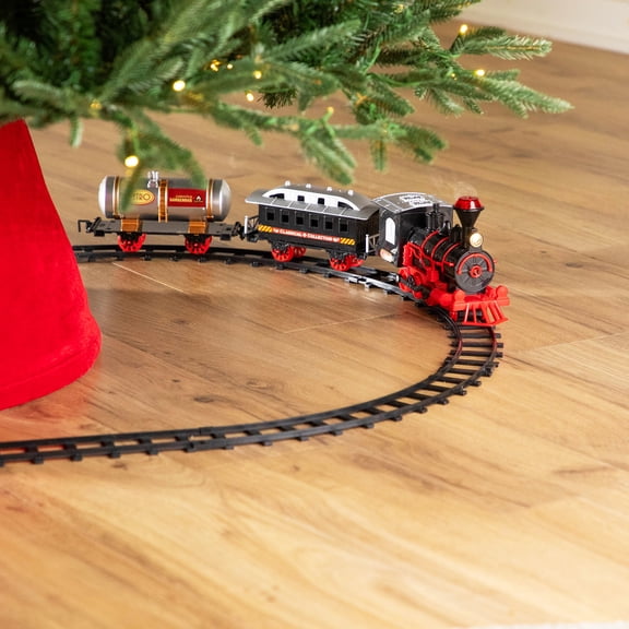 Northlight Classic Lighted and Animated Christmas Train Set with Sound - 13-Piece