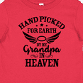 thumbnail image 4 of Inktastic Handpicked for Earth by My Grandpa in Heaven Angel Wings Boys or Girls Baby T-Shirt, 4 of 5
