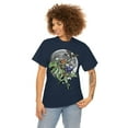 thumbnail image 2 of Dabbing Skeleton Jack-o'-lantern T-Rex Dinosaur T-Shirt, 2 of 6