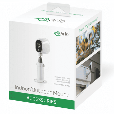 Arlo Indoor/Outdoor Adjustable Wall Mount VMA1000 - Compatible with Arlo, Arlo Pro and Arlo Pro 2 Security Cameras,
