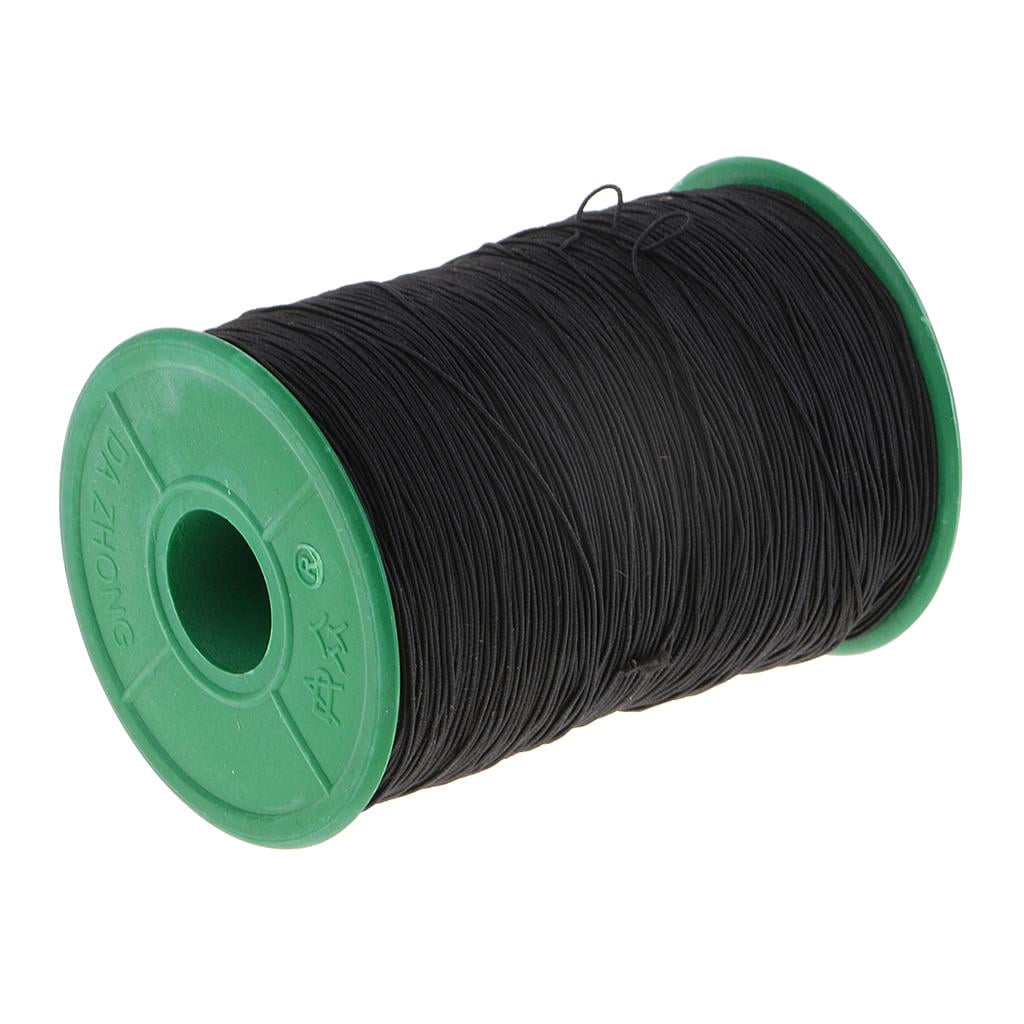 S SERENABLE 2x 0.5mm Elastic Stretch Polyester String Cord for Jewelry Making Bracelet Beading Thread 500 Meters/roll