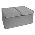 thumbnail image 1 of Collapsible Linen Storage Bins With Handles Storage Containers for Home Office Closet Clothes, 1 of 2