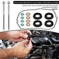 thumbnail image 3 of MesaSe Kit de Joint d'Injecteur de Carburant Compatible avec Mk7 2.2 2.4 3.2 Tdci 2006-2016 Kit de Joint Torique Résistant à la Chaleur Injecteur de Carburant Durable Kit de Remplacement Scellé avec 2 Boulons, 3 of 9