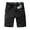 Black, variant on fartey Mens Cargo Shorts Casual Baggy Zipper Button Half Trousers Summer Multi Pockets Outdoors Hiking 5 Inch Pants No Belt