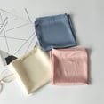 thumbnail image 4 of Thinsony Women Solid Satin Square Scarf Winter Pure Color Head Neck Shawl Ladies Gift Kerchief, 4 of 9