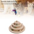 thumbnail image 4 of Kitten Interactive Roller Toy, Sturdy Construction Cat Turntable Ball Toy  for Scratching Playing, 4 of 7