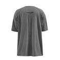 thumbnail image 5 of Timegard Oversized Tshirts for Women Round Neck Short Sleeve Solid Color Summer Casual Loose Workout Tops, 5 of 7