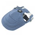 thumbnail image 1 of Summer Dog Baseball Cap, Adjustable Pet Outdoor Sunshade Cap Visor, Hat with Ear Holes for Puppy Small Dogs, 1 of 7