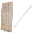 thumbnail image 1 of 1 Set Modern Shower Curtain Starfish Partition Fresh & 1 Pcs Shower Rod Shower Curtain Rod Telescopic Rod Rod Shower, 1 of 7