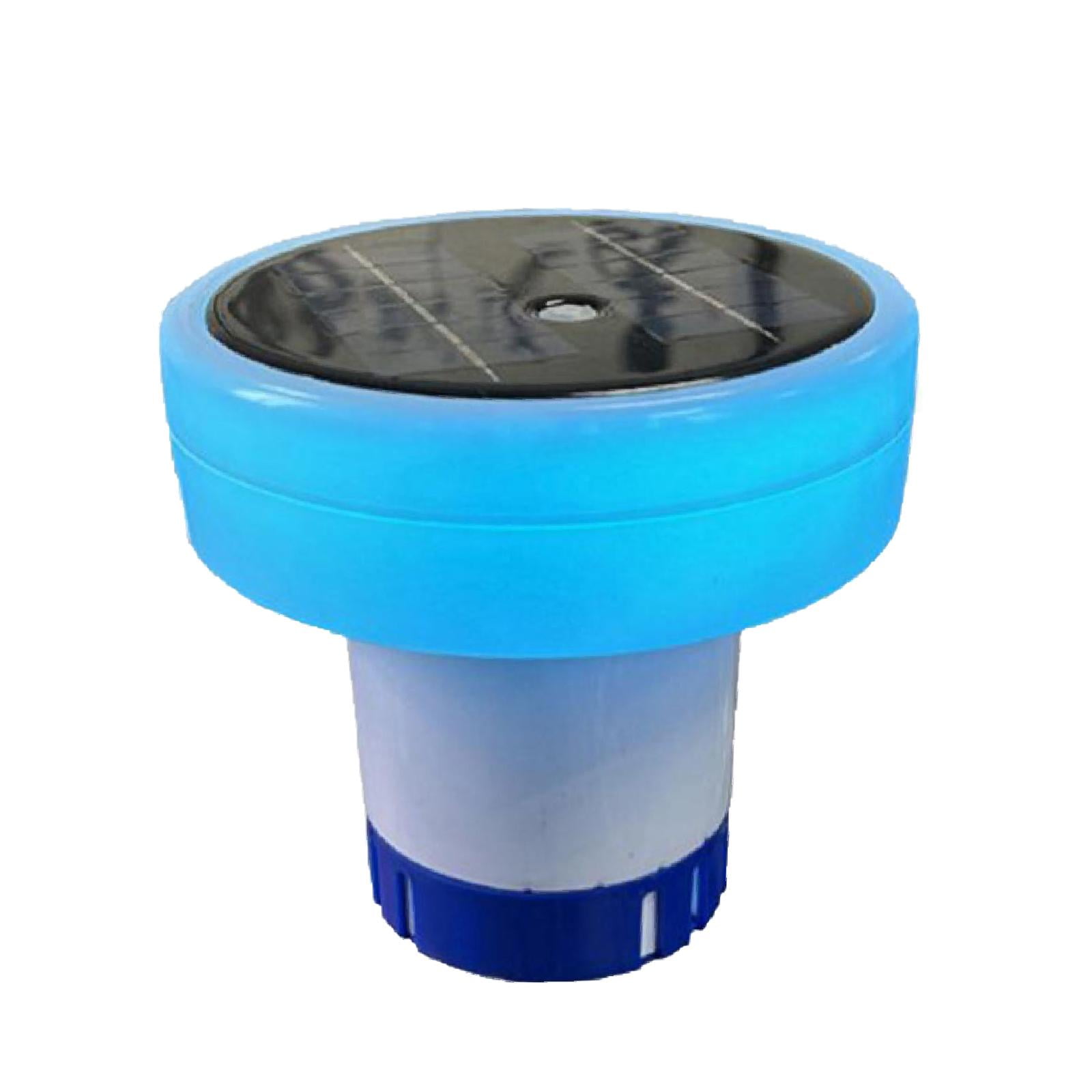 Ximing Pool Dispenser Floater Swimming Pool Tablet Floating Cup Portable, Solar Light for Pond Water Parks Indoor Outdoor