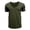Army Green, variant on Men's Pocket T Shirt Border Clothing Europe And The States Foreign Trade Men's V Neck Solid Color Large Size Casual Short Sleeved T Shirt T Shirt Pack Men L