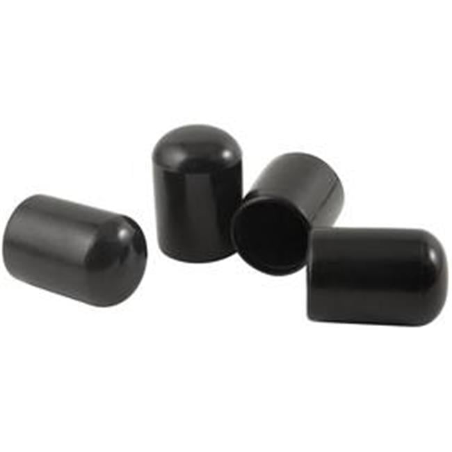 Softtouch 1/2 Rubber Folding Metal Chair Leg Cap Replacement Tips Black 4 