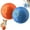 BLUE2+RED2, variant on Interactive Dog Toys, Moving Interactive Dog Ball with Touch Activated, Automatic Rolling Ball Toys for Puppy/Medium Dogs, Squeaky Dogs Toy Active Rolling Wicked Balls for Daily Training