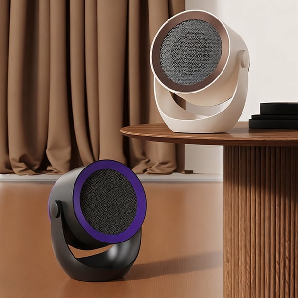 Calefactor portátil de sobremesa con calefacción rápida para oficina en casa - Calentador de espacio personal y calentador de pies eficientes energéticamente