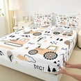 thumbnail image 3 of Castle Fairy Orange Truck Boy 4pcs Bed Sheets,Construction Vehicles King Sheets,Cartoon Car Super Cozy Sheet Set,Luxury Bedroom Decor, 3 of 7