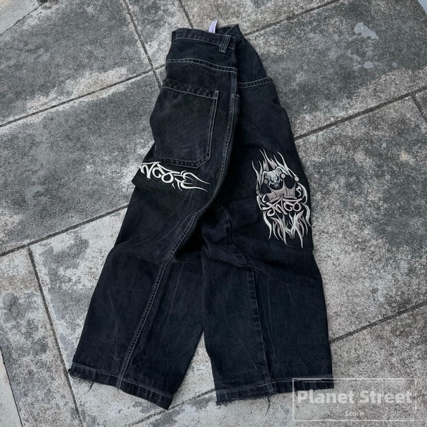 Hip Hop JNCO Baggy Jeans Men Harajuku High Quality Snake Bite