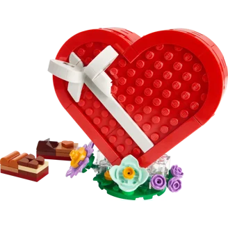メル51172① LEGO Heart Ornament Toy Kit, Heart Shaped Flowers, Arts & Crafts