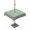 Sage Green, variant on Outdoor Tablecloths with Umbrella Hole & Zipper, Sage Green Botanical 54x54 Inch Square Tablecloths, Spring Summer Chic Wildflowers Waterproof Table Cloth, Patio/Pool/Picnic Table Covers