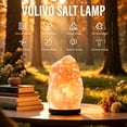thumbnail image 2 of VOLIVO Himalayan Salt Lamp, 16 Colors LED Remote Control Salt Rock Lamp, Natural Salt Lamps Night Lights for Bedroom, Livingroom, 2 of 7