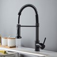 thumbnail image 4 of SHAR Basin Mixer Tap Kitchen Faucets with Pull Down Sprayer, Commercial Kitchen Sink Faucet-Silver, 4 of 5