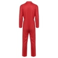 thumbnail image 4 of CHICTRY Mens Mechanic Overalls Jumpsuits Long Sleeve Blend Heavy Duty One Piece Bodysuits Red XL, 4 of 7