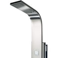 thumbnail image 3 of Blue Ocean SPS8897 59-inch Stainless Steel Thermostatic Shower Panel with LED Light, Rainfall Shower Head, Body Nozzles, 3 of 5