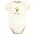 thumbnail image 6 of Touched by Nature Organic Cotton Bodysuits 5pk, Corn, Preemie, 6 of 6