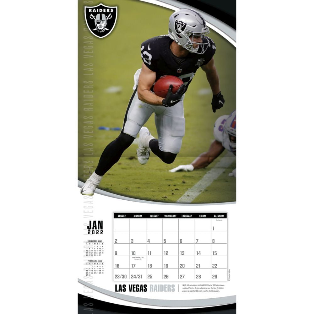 : TURNER SPORTS LAS Vegas Raiders 2022 Box Calendar (22998051449)  : Sports & Outdoors