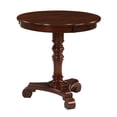 thumbnail image 1 of Convenience Concepts Table d'Appoint Table Basse Table d'Accent Ronde en Bois - Espresso, 1 of 6