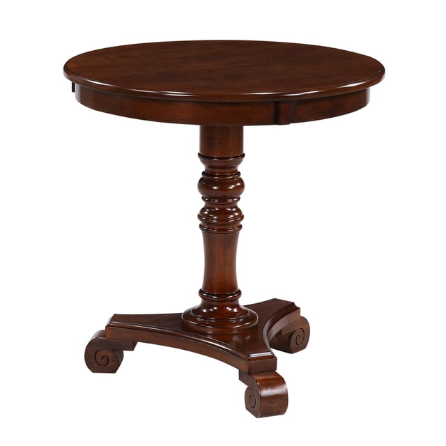 Convenience Concepts Table d'Appoint Table Basse Table d'Accent Ronde en Bois - Espresso