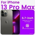 thumbnail image 2 of Compatible with iPhone 13 Pro Max Case 6.7", Slim Liquid Silicone 3 Layers Full Covered Soft Gel Rubber Case Cover 6.7 inch-WineRed, 2 of 11