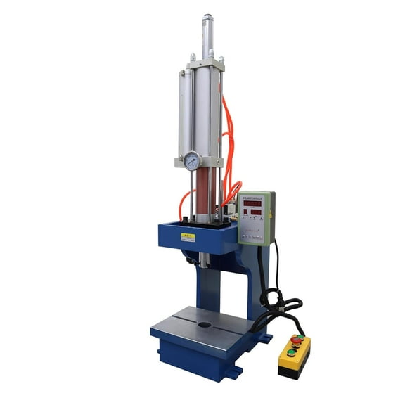 Pneumatic Punch Press Machine Booster Cylinder for Sheet Metal with Display Controller 6614lb/3000kg