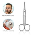 thumbnail image 6 of Professional Stainless Steel Grooming Scissors – Facial Hair Trimming Tool for Nose, Ear & Eyebrows, Fine Precision Straight Tip Scissors for Safe Personal Care, 6 of 8