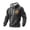 Dark Gray, variant on USA 250th Anniversary Merchandise, Mens 4th of July Outfit USA Flag Print Hoodie Casual Waffle Sweatshirt with Pocket Patriotic Apparel