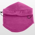 thumbnail image 3 of Baberdicy Ski Mask Face Mask Winter  Outdoor Riding Windproof Fleece Hood Mask Thick Warm Snow Cap Mask Eye Mask Hot Pink, 3 of 5
