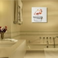 thumbnail image 2 of Stupell Industries Flamingo Bath Time Charming Bubble Detail Designed by Jennifer Redstreake, 2 of 6