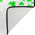 thumbnail image 3 of GZHJMY Entrance Doormat Lucky Confetti Glitter Irish Shamrock Clover St Patricks Day Indoor Door Mat Rug Non-Slip Doormat 23.6 by 15.7 Inch Interlayer Polyester Machine Washable Polyester Fabric, 3 of 5