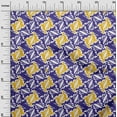 thumbnail image 3 of oneOone Rayon Dark Blue Fabric Abstracts Craft Projects Decor Fabric Printed By The Yard 56 Inch Wide, 3 of 4