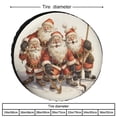thumbnail image 2 of Spare Tire Cover Santa Claus Playing Hockey Ice Skate Sport Wheel Tire Cover for Travel Trailers Waterproof Sun Protection Colorful Beat Sports Tire Cover for Camper Truck Travel Trailer 13inch, 2 of 8