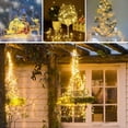 thumbnail image 5 of Juego de 6 luces LED de cadena de 2 m, 20 LED, funciona con pilas, cable de cobre, resistente al agua, para bodas, fiestas, Navidad, decoración interior y exterior, color blanco cálido., 5 of 5