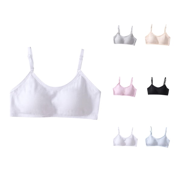 Girls Bras Sports Bras for Girls Girls Underwear Student Bra Fixed Cup Chest Wrap with Chest Pad for Active Girls Daily Use Running Comfort