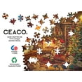 thumbnail image 4 of Ceaco Thomas Kinkade Santa Checking His List 1000-Piece Interlocking Jigsaw Puzzle for Adults Ages 14+, 4 of 5