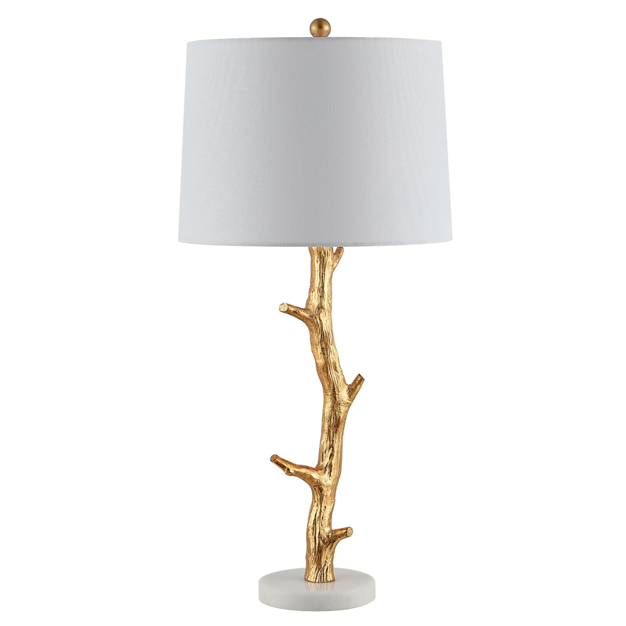 SAFAVIEH Olenna 29.5 in. Twig Resin Table Lamp, Gold Leaf